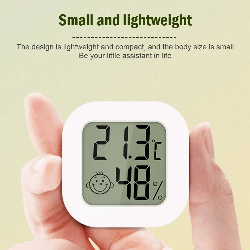 Temperature Humidity Sensor Mini Hygrometer Home Electronic Intelligent Thermometer Bedroom Body Temperature Sensor Baby Room Air Humidity Meter Home