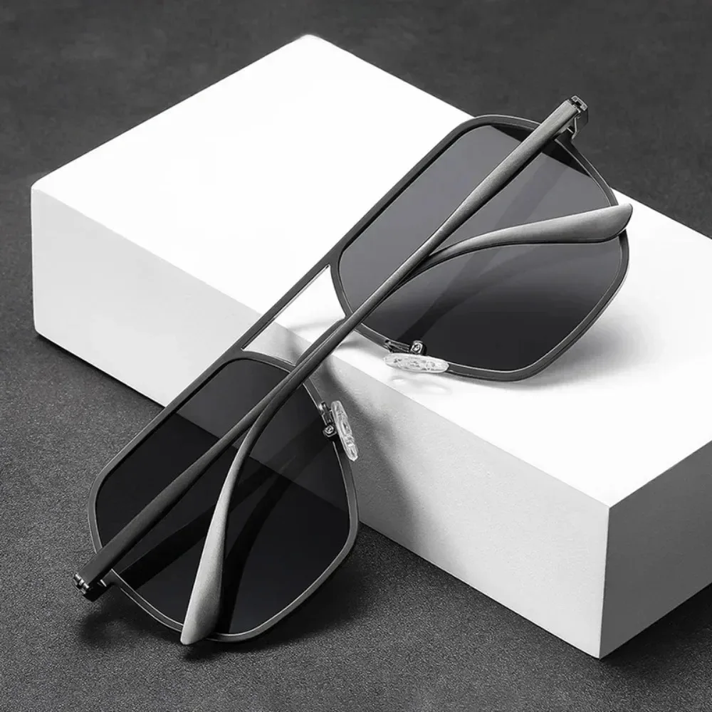 Day And Night Dual-Use Sunglasses Fashion Aluminum Magnesium Polarized Sunglass Outdoor Men'S Sunglasses UV Protection polarized sunglasses