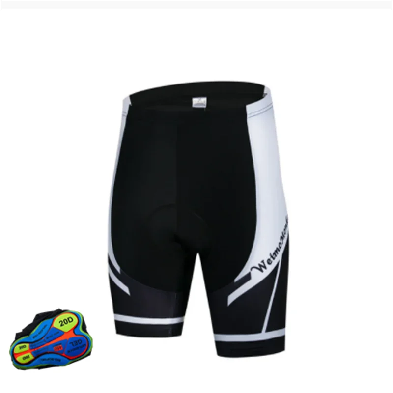 Men's Black Cycling Shorts MTB Bike Bicycle 20D Padded Bib Short MTB Shorts Elastic Bicycle Pants