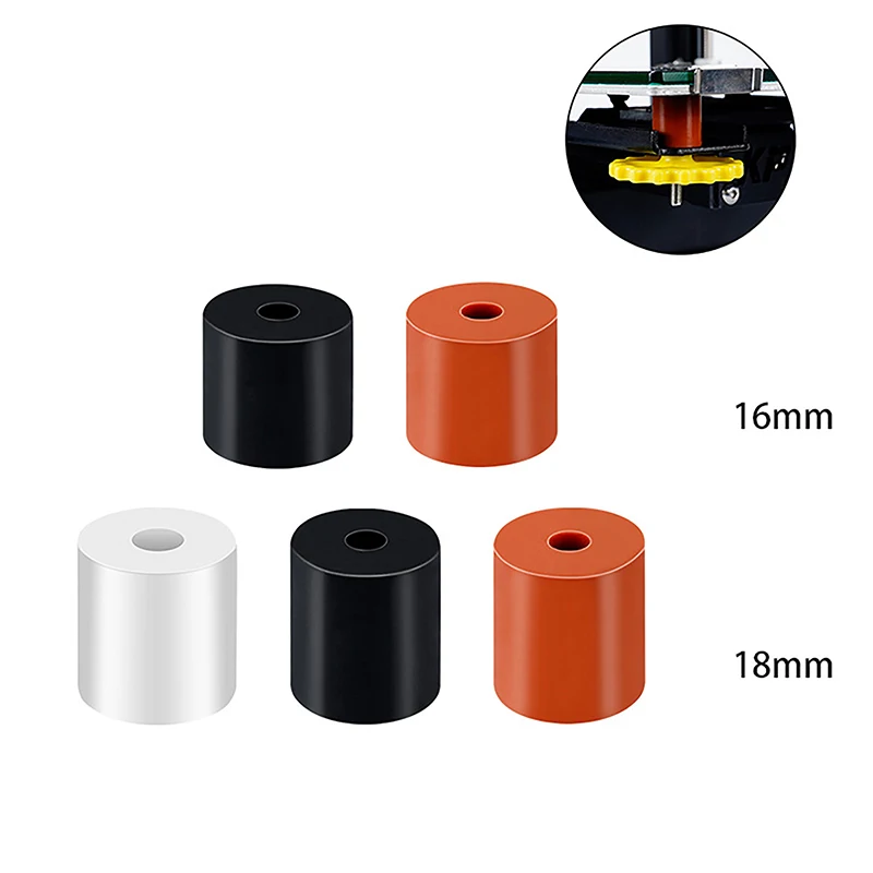 

4pcs 3D Printer Parts High Temperature Silicone Solid Spacer Hot Bed Leveling Column