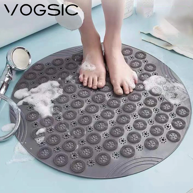 Long Bathtub Mat Tpe Door Mat Bathroom Anti-slip Mat With Suction Cups And  Drainage Holes For Non-slip And Anti-fall