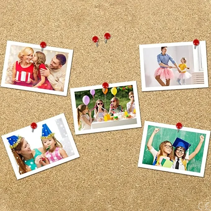 300Pcs/Box Push Pin Home Office School Notice Board Drawing Paper Photo Wall Studs Supplies Kids Children Adults push pins