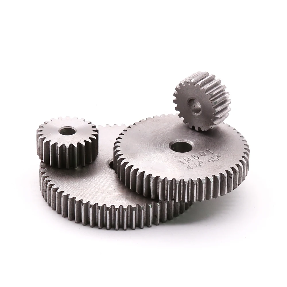 1Pcs 1M 28 Teeth ~ 43 Teeth Thickness 10mm 45# Steel Spur Gear Metal Gear 1Modulus Motor Pinion