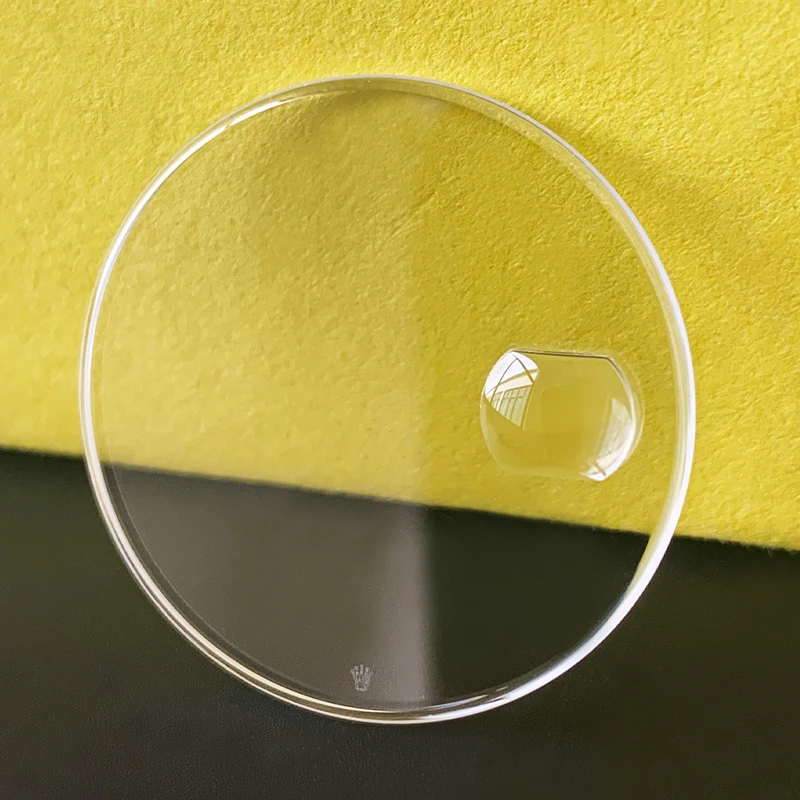 Per Submariner 40 Case 116613 116618 116619 116610 Cristallo Di Zaffiro Con Datario Con Vetro Logo Sostituire Le Parti Dell'Orologio