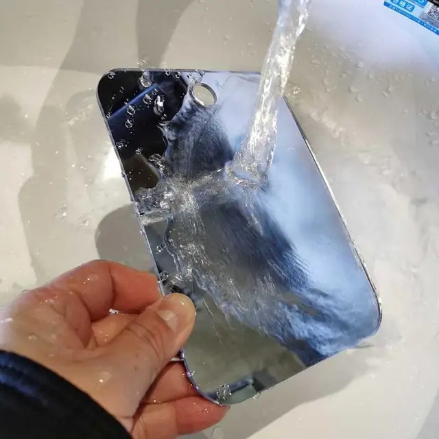 Espejo acrílico de piezas con succión de pared para hombre y mujer, accesorio de baño portátil, adecuado para afeitado, maquillaje, 1 unidad - Imagen 4