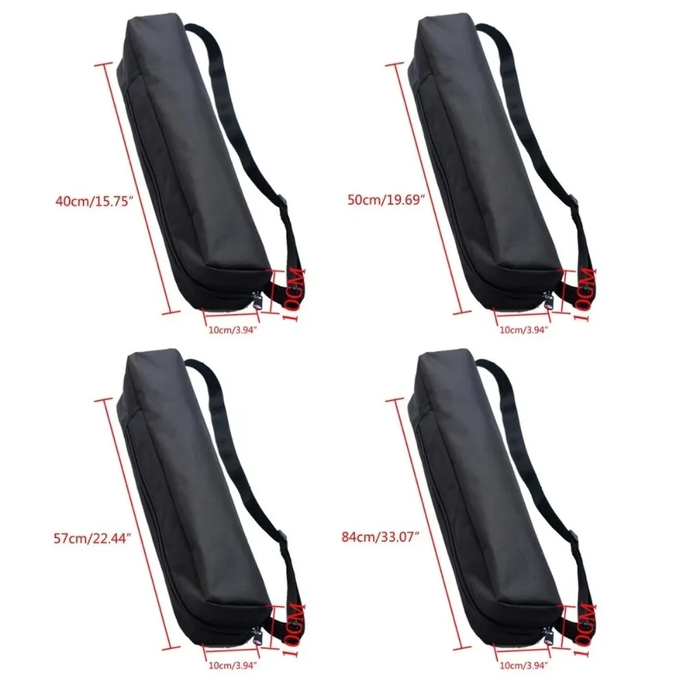 New (40-84cm) Tripod Carrying Case with Strap Portable Hand Bag Oxford Cloth Black Carrying Toting Bag Standing tripod