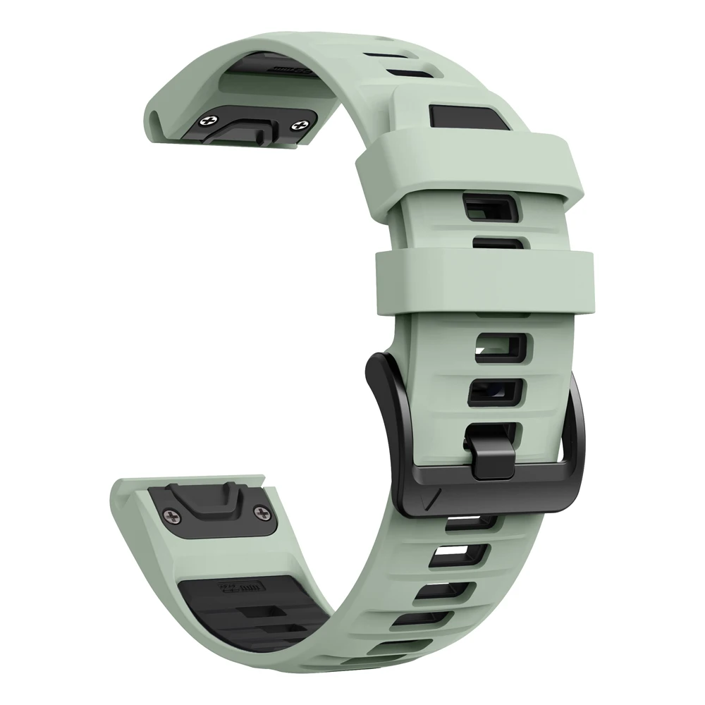 Enhanced Silicone Watch Strap - QuickFit 22/26mm, Premium Durable Design