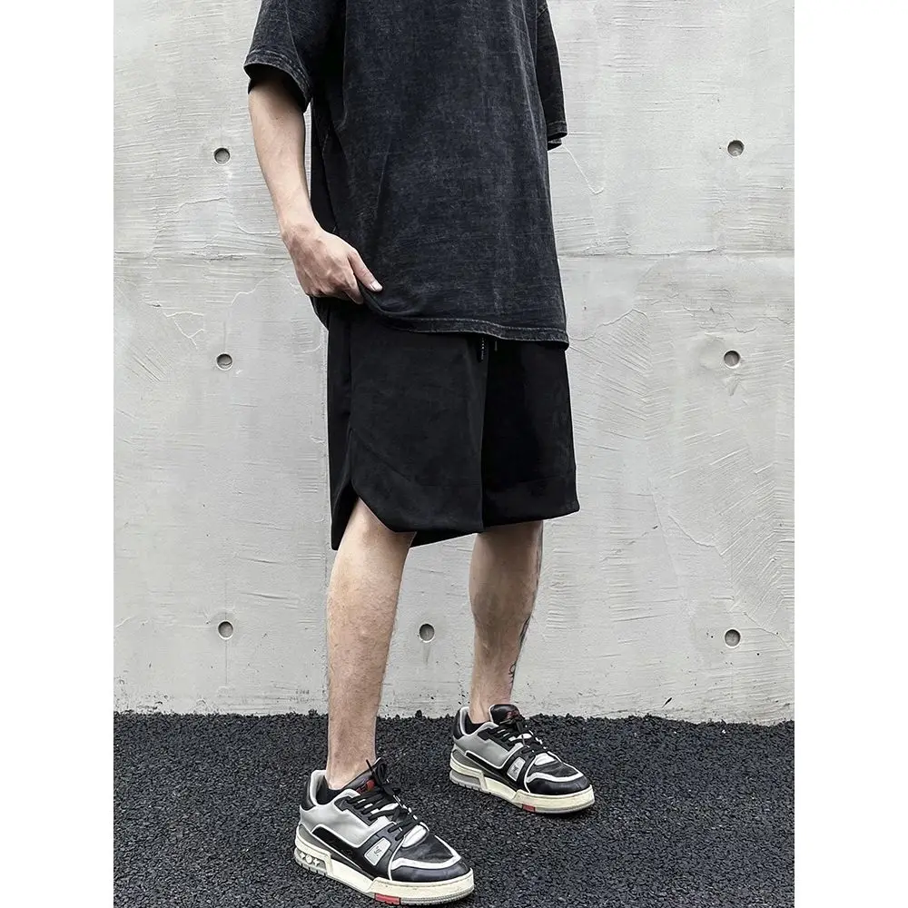 Men's Street Shorts Cotton Hip Hop Harajuku Summer Pants Casual Trendyol Y2k Women's Fashion Designer Baggy Wide Clothing