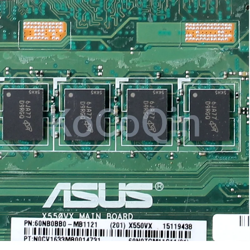 Motherboard Do Ram Cards Have To Match For ASUS X550VX Notebook
