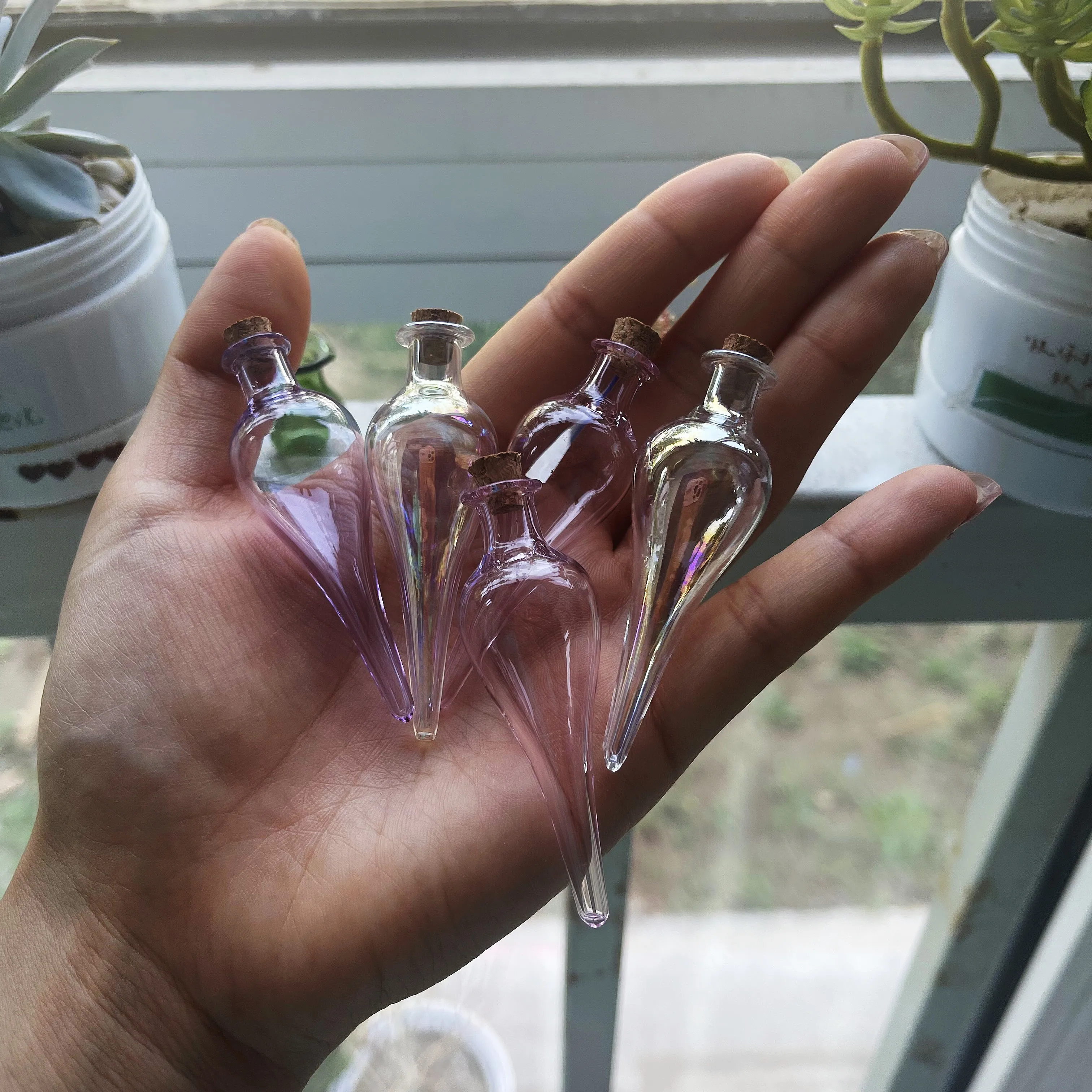 10/20X Car Pendant Glass Potion Bottle