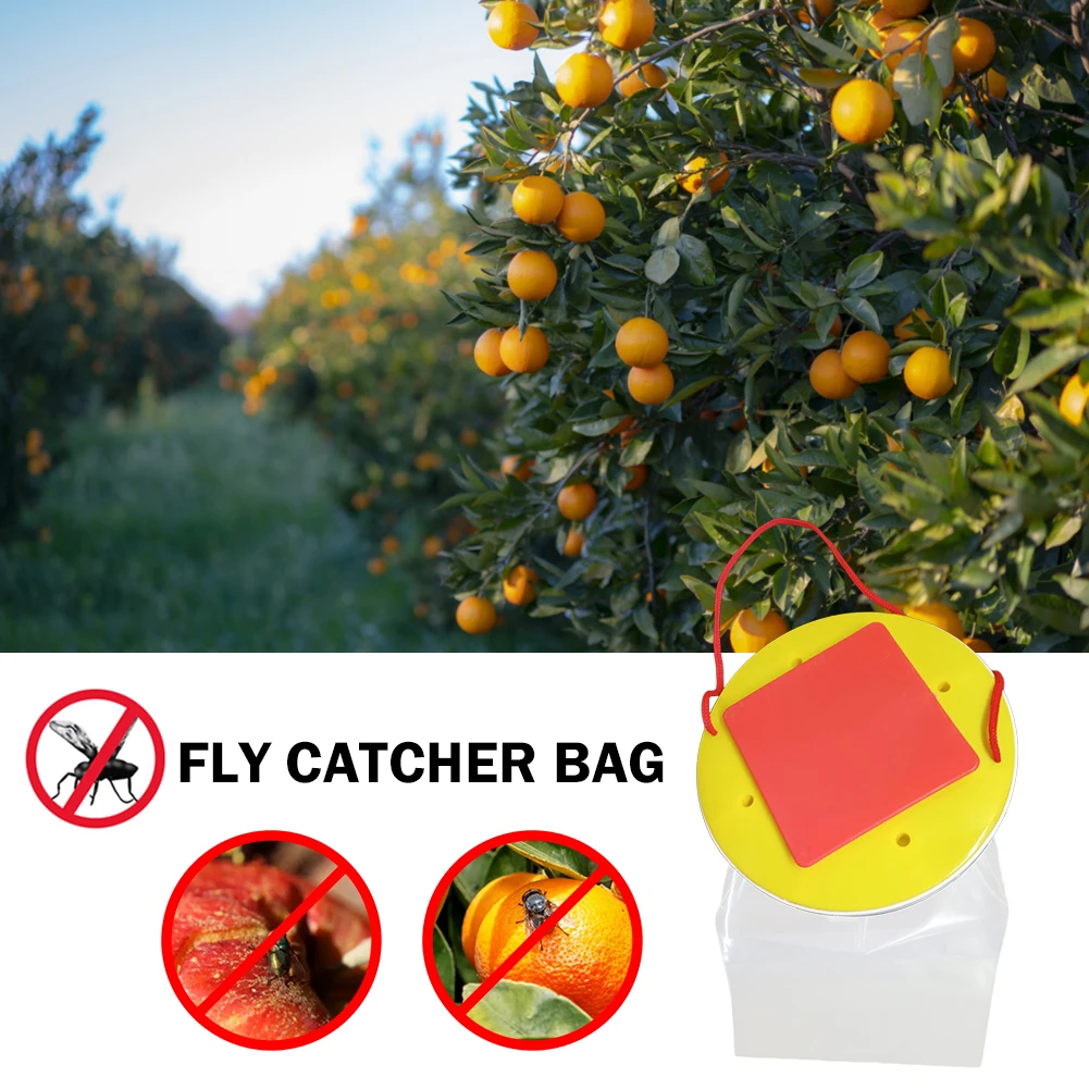 Hanging Fly Catcher Killer Pest Control Reusable Fly Trap 1-10PCS Pack Traps Outdoor Garden Hanging Flycatcher with Bait