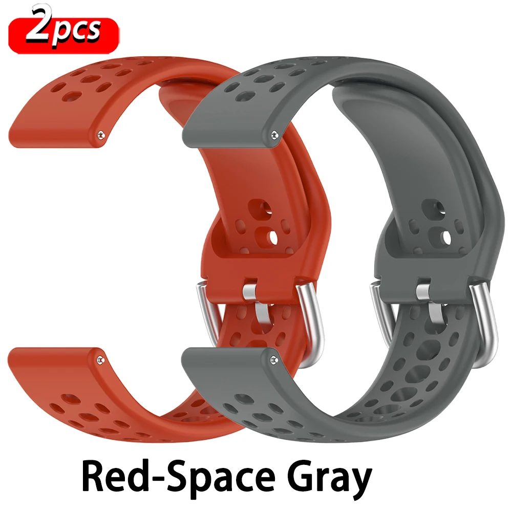 Enhanced Silicone Sport Strap - Breathable and Comfortable Watchband Accessory