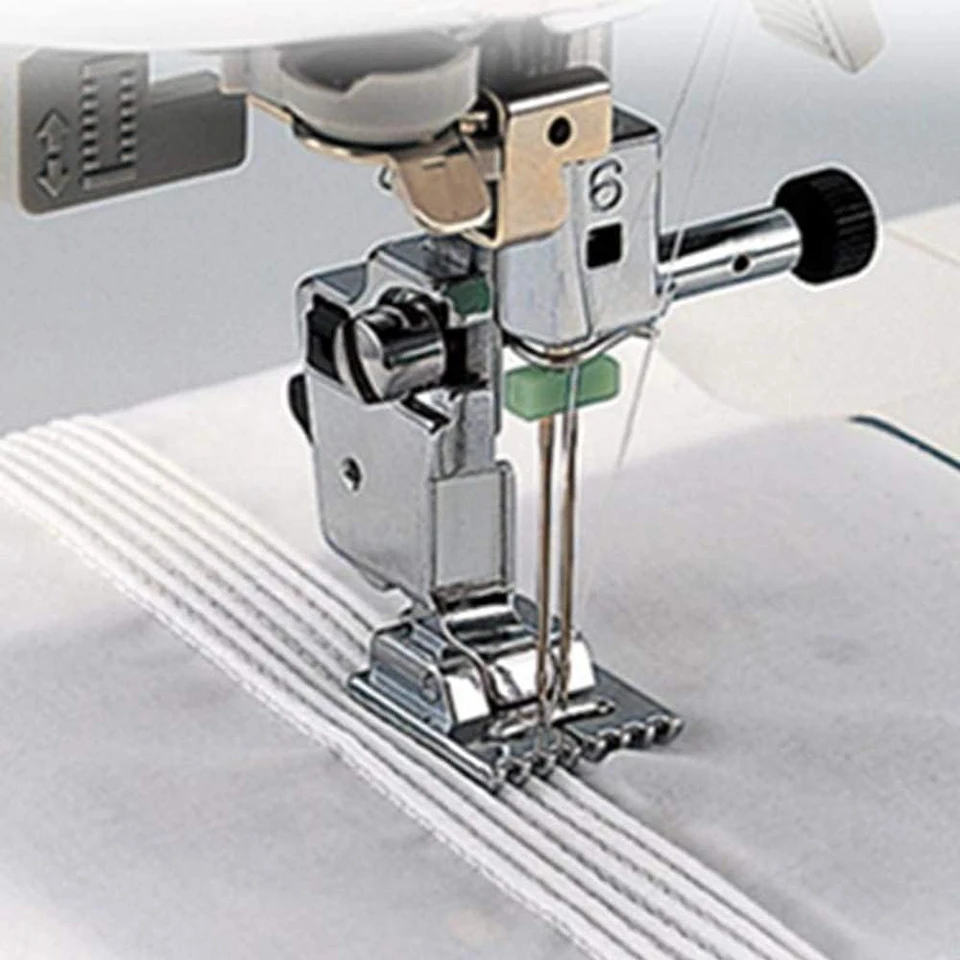 Agujas Gemelas Para Máquina De Coser - Pack De 6 Con Prensatelas De 9 Ranuras, Tamaños 2/90, 3/90, 4/90