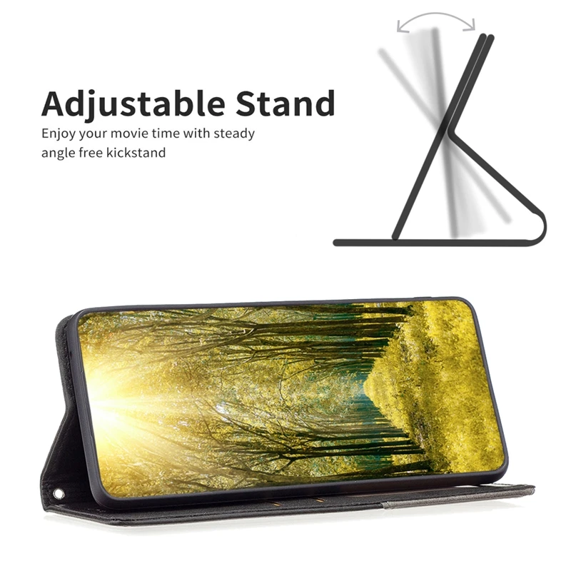 Leather Magnetic Wallet Book Cover Phone Case - Elegant  Coque Protection