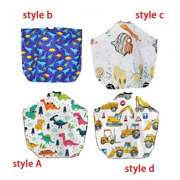 Kids Barber Cape for Kids Hair Cutting Cape for Salon Stylist Hairdressing 3