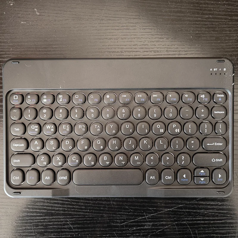 10 인치 블루투스 키보드 스페인어 포르투갈어 한국어 히브리어 이탈리아어 독일어 러시아어 아랍어 무선 태블릿 키보드 마그네틱