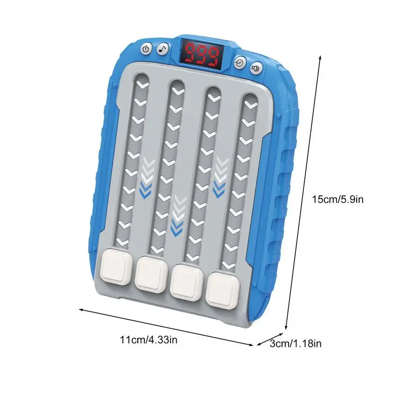 Rhythm Handheld Console Game Machine Music Games Rhythm Adjustable Modes Educational Games Toys Stress Relief Game Puzzle 6