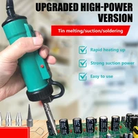 Tin Sucker Remove Pump Portable with 3 Suction Nozzle Vacuum Soldering New Desoldering Machine Electric Solder 220V Automatic 1
