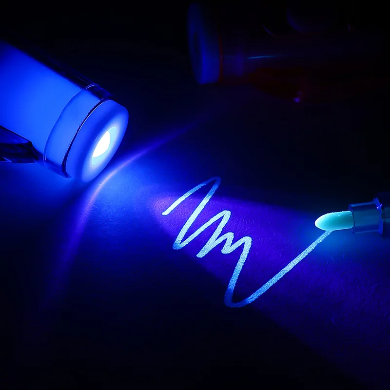14 Stück Unsichtbarer Tintenstift Spionage-Stift mit UV-Licht Magischer Marker für Geheimnachrichten Schatzkiste Preise Kinder-Party-Geschenke Spielzeug Geschenk – Detail 2