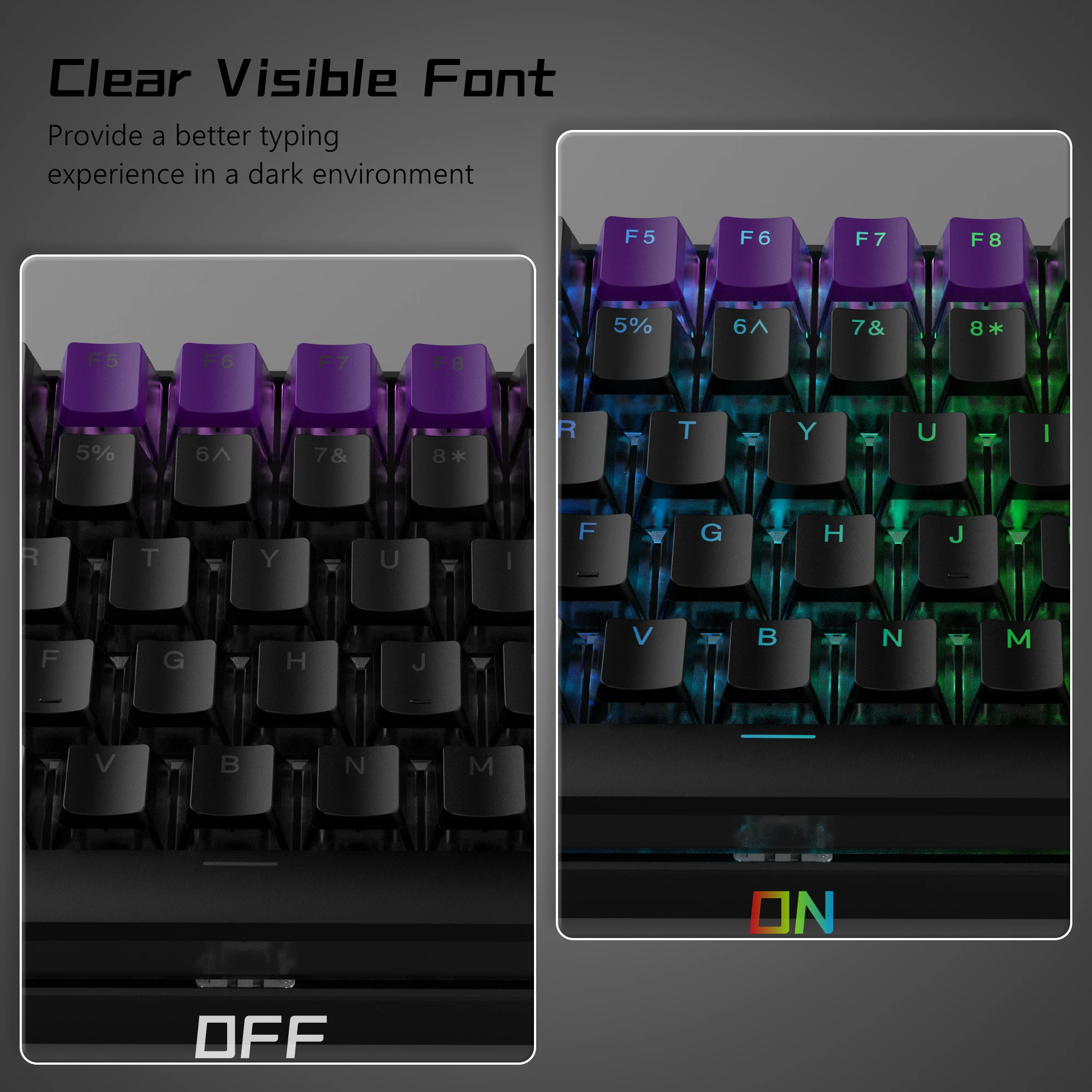 Purple Pudding Pbt Keycaps Conjunto de Keycap do Perfil Oem para Jogos Mecânicos Double Shot 100 75 65 60 165 Chaves Oem - Imagem 5