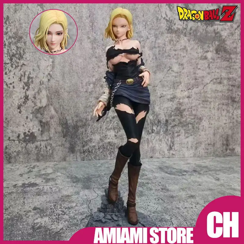 

30cm Dragon Ball Z Figure Android 18 Action Figures Sexy Cartoon Lazuli Model Pvc Statue Doll Colletion Christmas Toys Gift