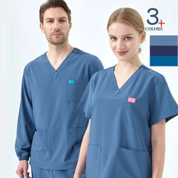 Quick-Dry Sport Nursing Uniforms Medical Scrub Set Performance Stretch - Top and Pant Doctor Nurse Outfit Scrubs Uniform S03-01