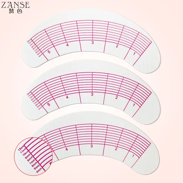 70 Pairs Lash Mapping Stickers Under Eye Positioning Tips Sticker for Eyelashes Extension Practice Eye Pads Paper Patches 4