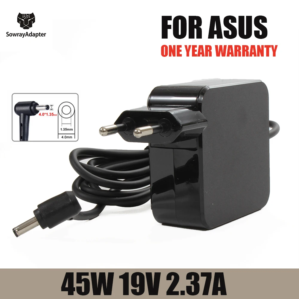 Chargeur ordinateur, PC portable Asus 19V 1.75/2.37A 45W (3.0x1.0 mm)