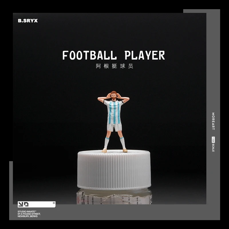 

Resin Hand Painting 1/64 Argentine footballers Figure Model Props Creative Photography Sand Table Decoration