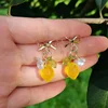 Creative Cute Lemon Drop Earrings 2025 New Fresh Lemon Earrings Holiday Gift For Girls For Summer Vacation 3