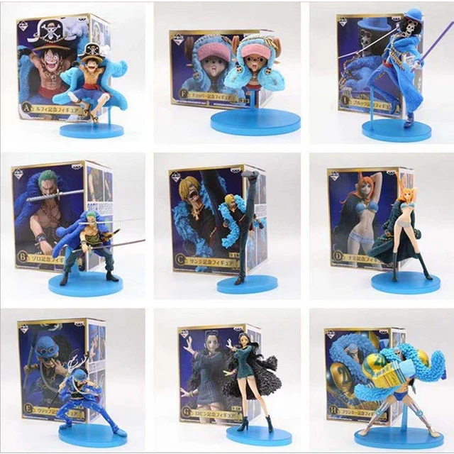 Bandai One Piece Anime Action Figures Luffy Zoro Nami Robin Chopper Sanji  Pvc Brinquedos Collection Figures Toys Gift 10pcs/set - Action Figures -  AliExpress