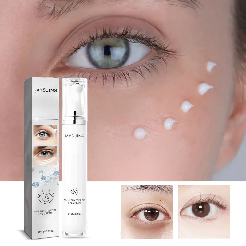 Collagen Peptide Eye Cream Moisturizes Nourishes Tightens Eye Area Reduces Dark Circles Fine Lines Cares Eye Area