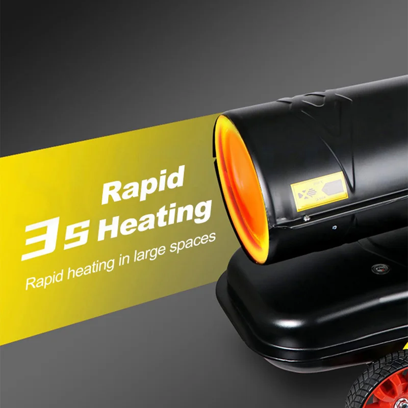 Commercial Fuel Heater Greenhouse Heater Industrial Diesel Air Heater Oil Heater Integrated Hot Air Fan Drying Calentadores de 4
