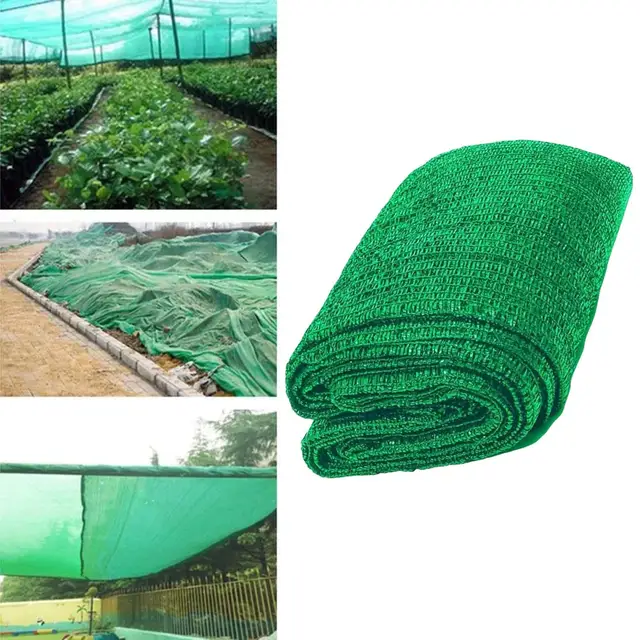 4X5 M -Es Napgátló Háló Napsütéses Vitorla Uv -Ellenálló Napmenhely Borítás Üvegházhatású Árnyékoló Kendő Nettó Tarp Virágok Paradicsom Otthoni Terasz - Image 4