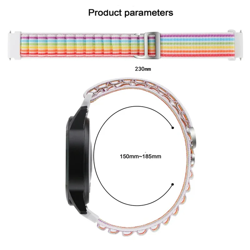 Nylon Loop Sport Wristband and Screen Protector Film - Replaceable Bracelet Accessories