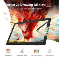 XPPen Artist 24 FHD Drawing Display 23.8 Inch Graphic Tablet Monitor with Adjustable Stand 132% sRGB Support 60 Tilt Windows Mac 2