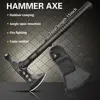 2 in 1 Tactical Axe Tomahawk Army Outdoor Hunting Camping Survival Machete Axes Hand Tool Fire Axe Ice Machete Hatchet Tomahawk 1