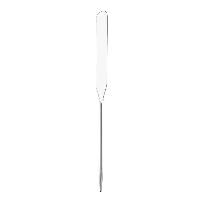 1Pcs 스테인레스 스틸 듀얼 헤드 메이크업 토너 주걱 믹싱 스틱 파운데이션 크림 믹싱 도구 화장품 메이크업 도구