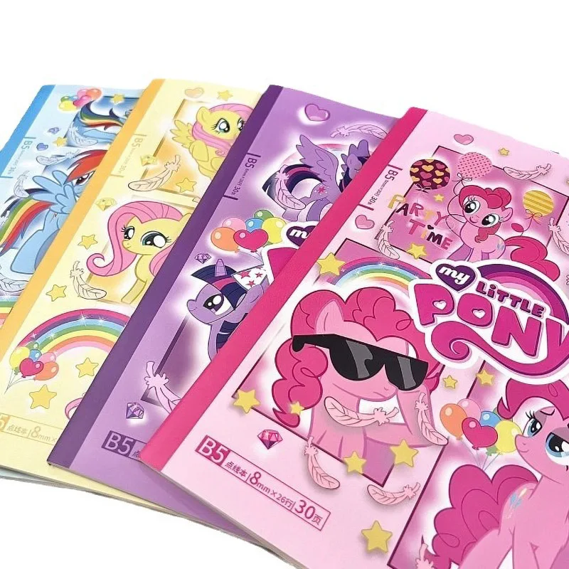 

Тетрадь B5 Kawaii «Мой маленький пони», Радужный дневник с рисунком сумерки, блестящий мультяшный аниме, дневник, детская игрушка в подарок