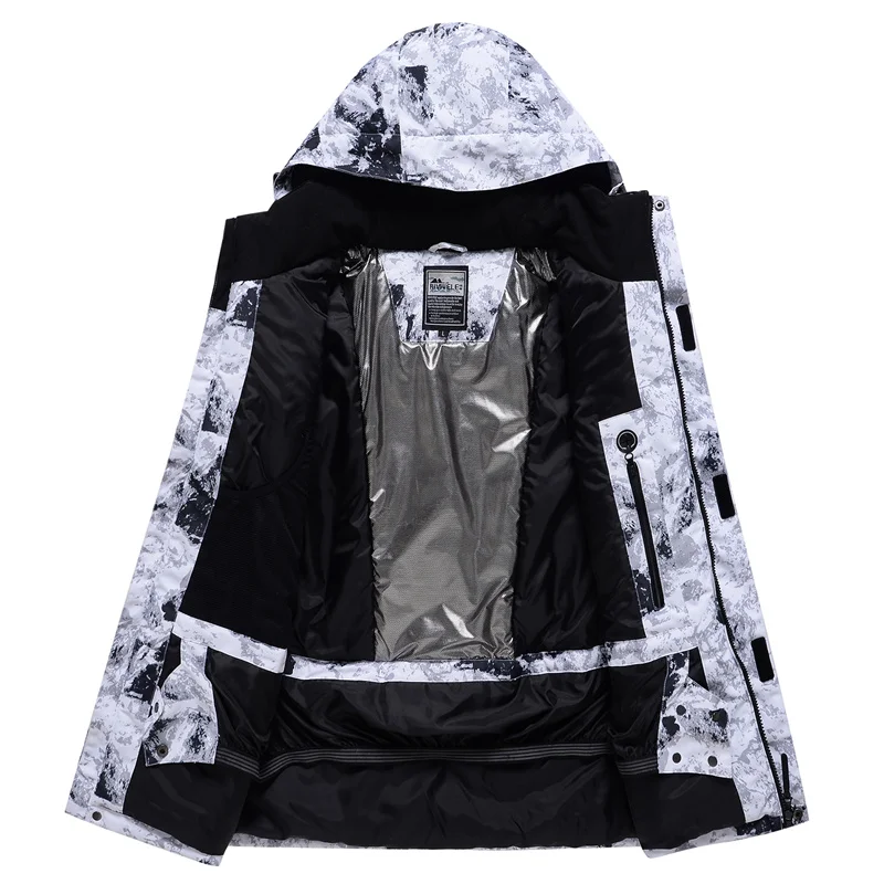 -30 Degree Ski Suit For Men Winter Windproof Waterproof Thick Warm Skiing Jacket Snow Pants Outdoor Male Snowboarding Clothing