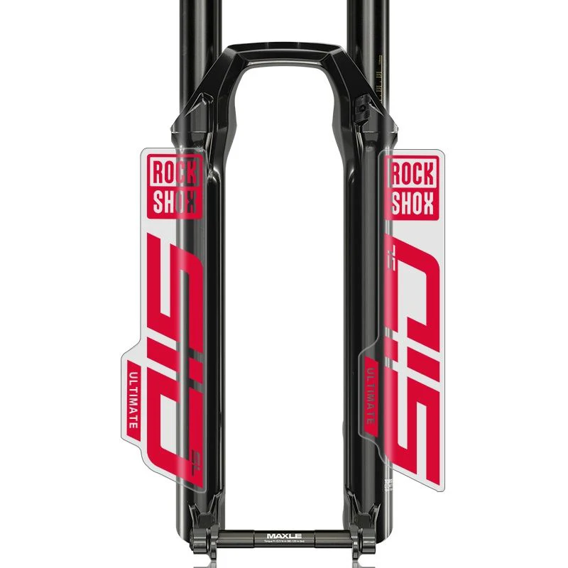 Rockshox 프론트 포크 스티커 자전거 장식 산악 자전거 프론트 포크 데칼 방수 투명 하단 사이클링 스티커