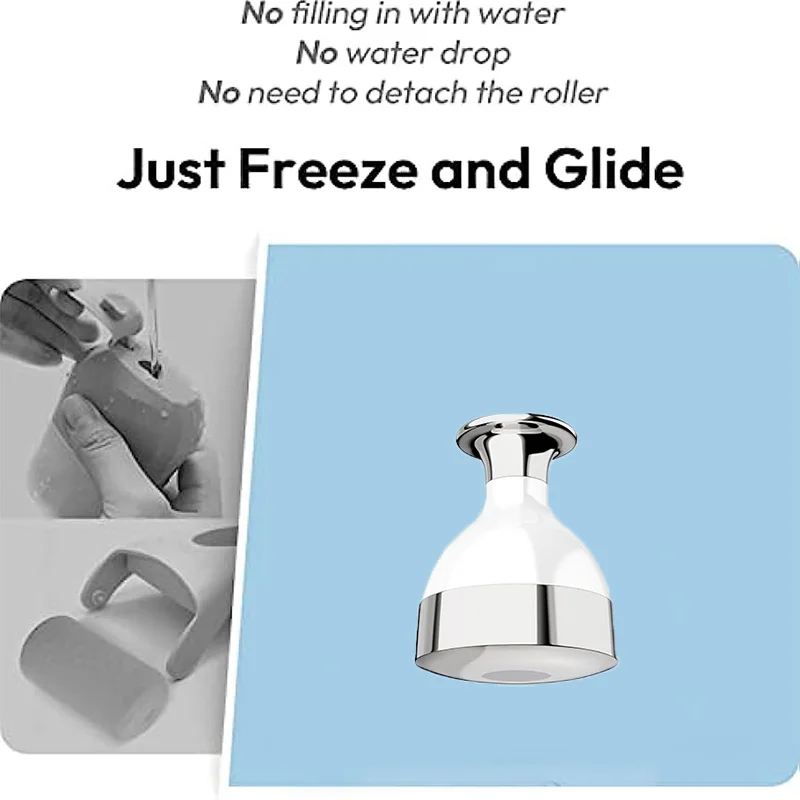 Face Ice Cooler Roller Ice Compress Hammer Beauty Care Tool Skin Massager Tighten Pores Body Reduce Cooling Edema Shrink