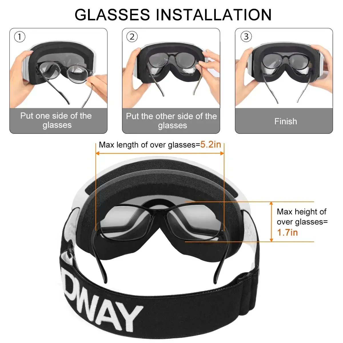 Lunettes De Ski Enfants 3-12 Ans - Double Lentille Anti-buée, UV400 - Compatible Casque - Couleurs Vives