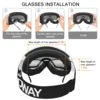 Findway Children's Snow Goggles OTG Anti-Fog Winter with 100% UV Protection Lens for (8-14) Youth Girls Boys Snow Snowboard 5