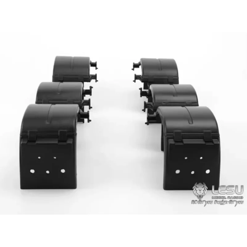 RC 1/14 Zweiachsiger und dreiachsiger Kotflügel LESU S-1237-1 S-1237-2 für Tamiya LESU RC 1/14 Traktor-LKW-Teile Zubehör – Detail 9