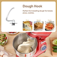 Кухонный миксер BioloMix, двигатель постоянного тока с 11 скоростями 1200 Вт, цифровой OLED-экран, электрический миксер для еды с крючком для теста, венчик — изображение 4