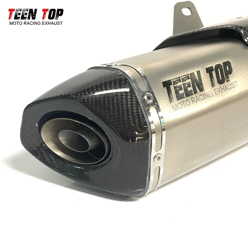 Slip-on Exhaust For Kawasaki ZX4RR ZX-4RR Exhaust Silencieux 52mm