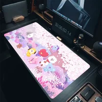1pc-B-BTS-bt21 Floor Mat Mouse Mat Desk Mat With Pad Gaming Accessories Prime Gaming XXL Keyboard Pad Padding Mat 2