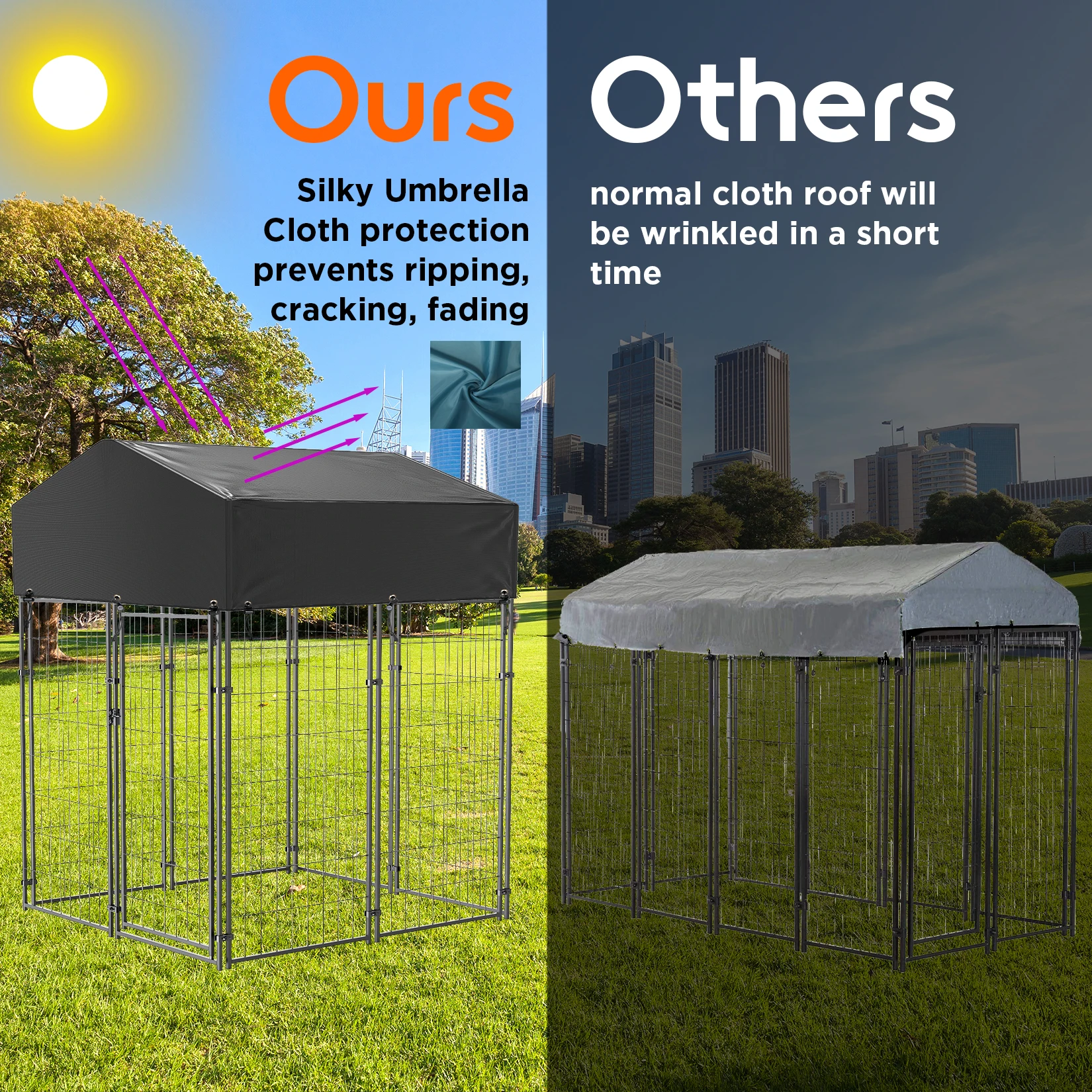 Oversize Outdoor Dog Cage 6
