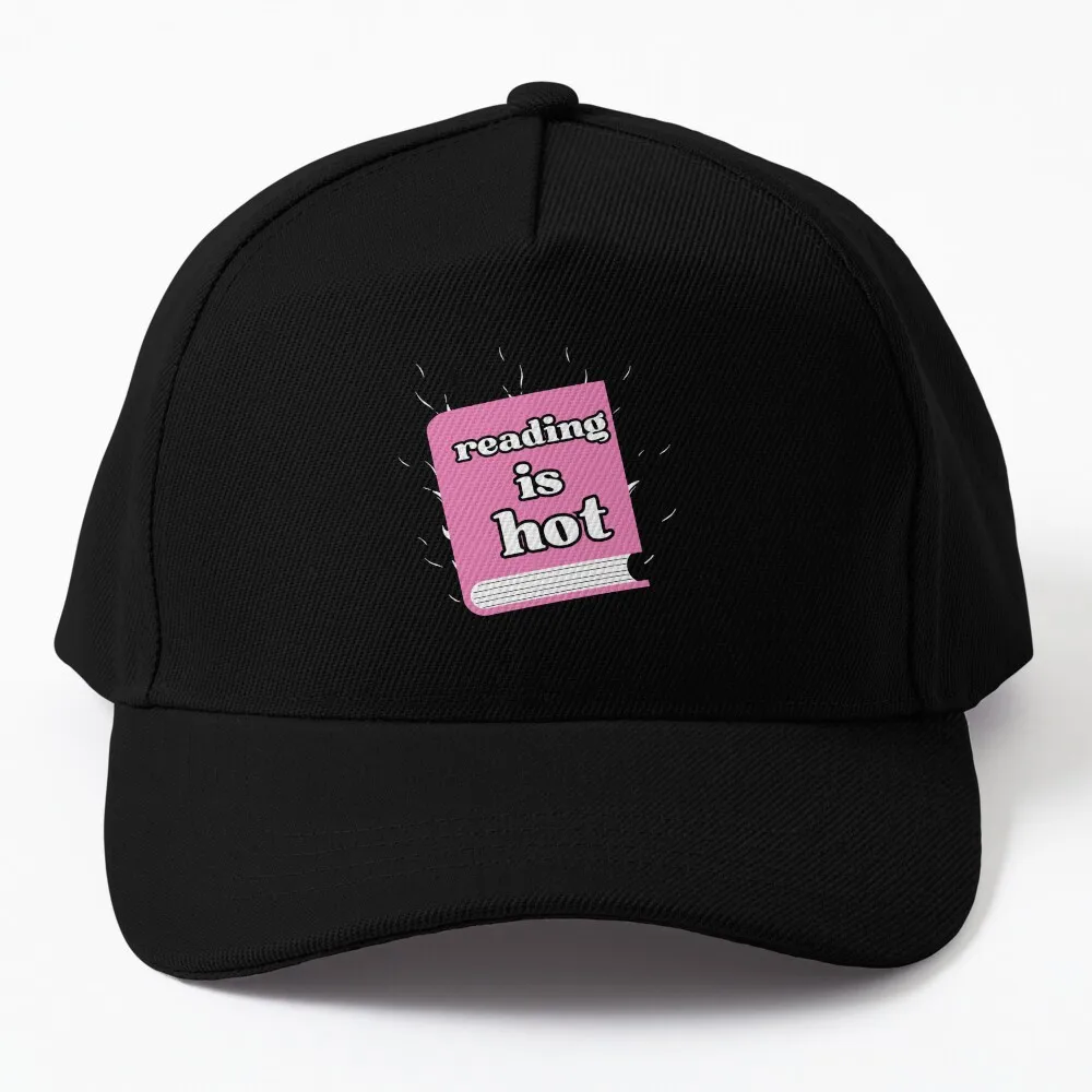 

Reading is hot - hot book Baseball Cap derby hat Anime custom hats Men Cap Women's